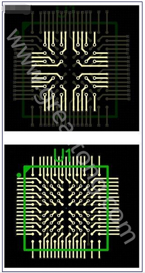 如何布線不同的BGA圈，從最外層開始，直到中心-深圳宏力捷
