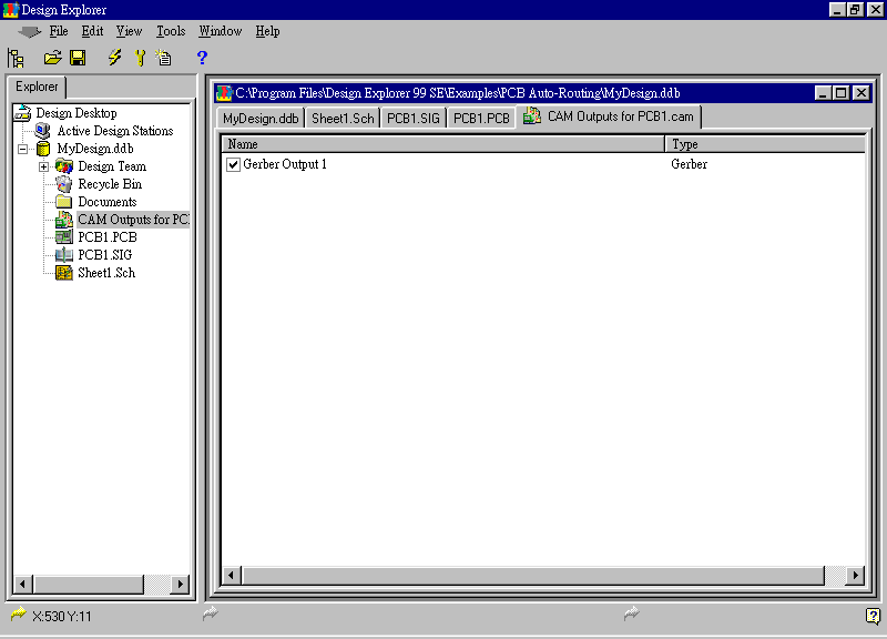 按下 Finish鈕結束Gerber輸出文件全部設置工作。