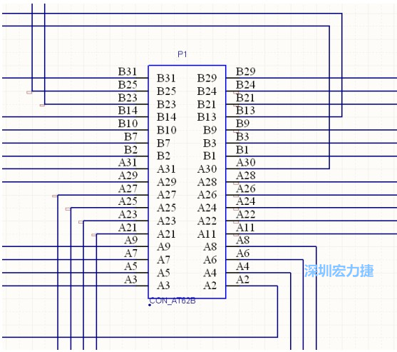 雙擊 1.SchDoc，文件可以被正常打開，下圖是其中的一部分：