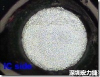 紅墨水染紅測(cè)試分析-IC面，允收