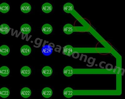 銳角走線正是化學(xué)物質(zhì)得以藏身的‘酸阱’。