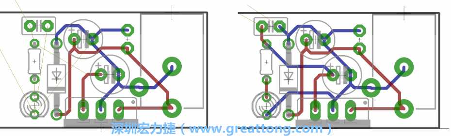 2.3. 下一步，進行布線并連接各個電源供應(yīng)的連結(jié)點。