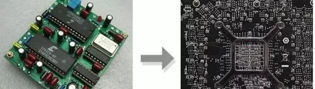 PCBA元器件由大變小，由稀疏到密集的變化趨勢(shì)
